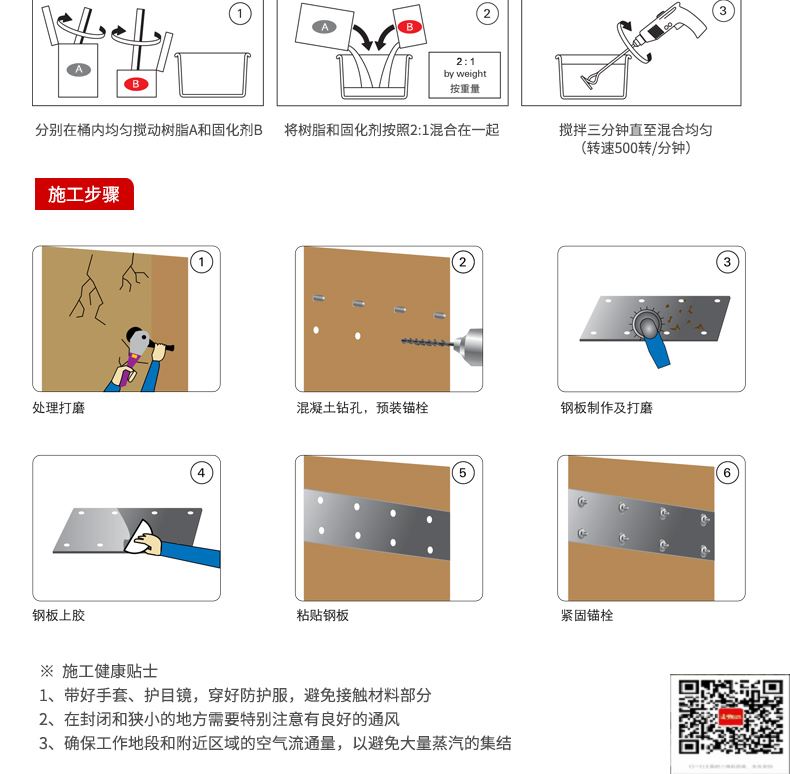 包钢称多粘钢加固施工过程